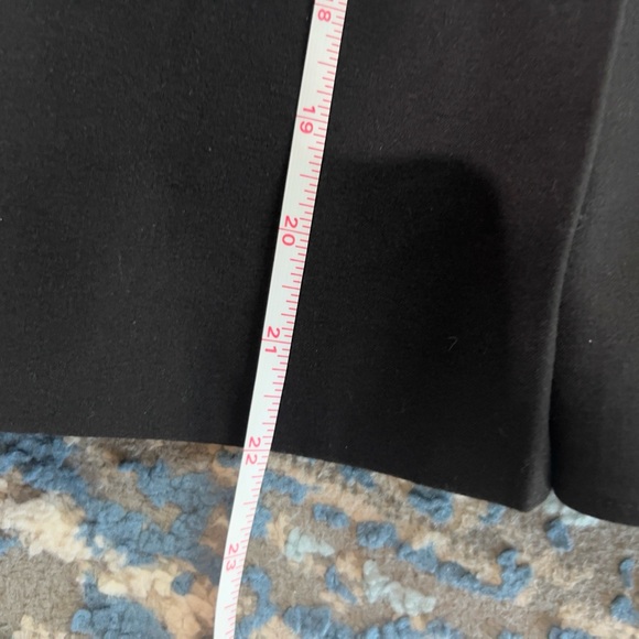 RQT black mini skirt bottom pleated ruffle Sz 10 - Picture 3 of 6